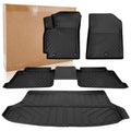 Set of 2 Front & Rear Floor Mats for Kia Seltos (2021–2025) TPE Rubber