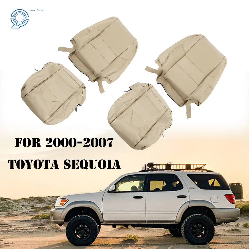 Seat Covers for Toyota Sequoia (2000–2007) Tan Front & Back Set