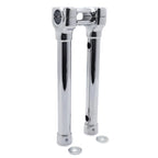 CNC Chrome 12" Riser Handlebar Top Clamp for Harley Touring Road Glide