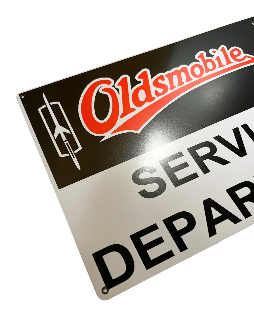 Vintage Metal Service Department Sign for Oldsmobile (1960–1970)