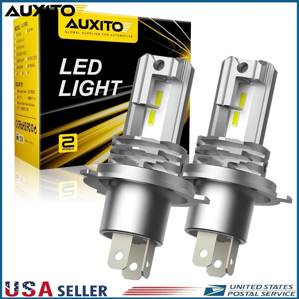 AUXITO H4 9003 LED Headlight Bulbs for Combo High Low Beam (60000LM)
