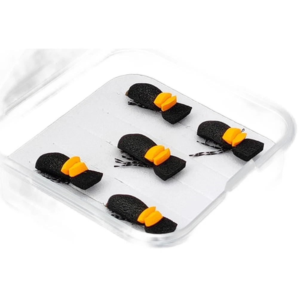 5 Pack Foam Dry Lures for Trout Bass Fishing with Strong Hooks