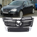 Front Bumper Grille & License Bracket for VW Jetta (2005–2010)