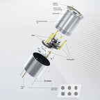 12V Gear Motor JGB37 3530 for DC Applications