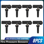 Set of 8 TPMS Tire Pressure Monitoring Sensors for Chevy GMC
