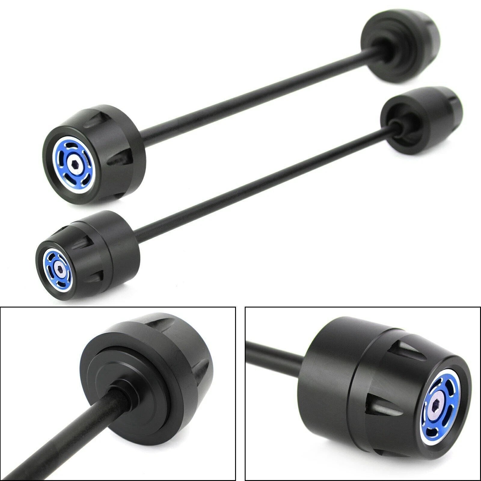 Front and Rear Wheel Crash Protector Bobbins for Ducati Scrambler (2015–2020) T9