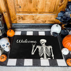 Skull Welcome Door Mat 50x80cm for Indoor Outdoor Room Decoration