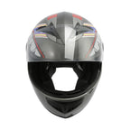 Youth Full Face Motorcycle Helmet for Kids - Shark Blue Yellow Gray (M-XXL)