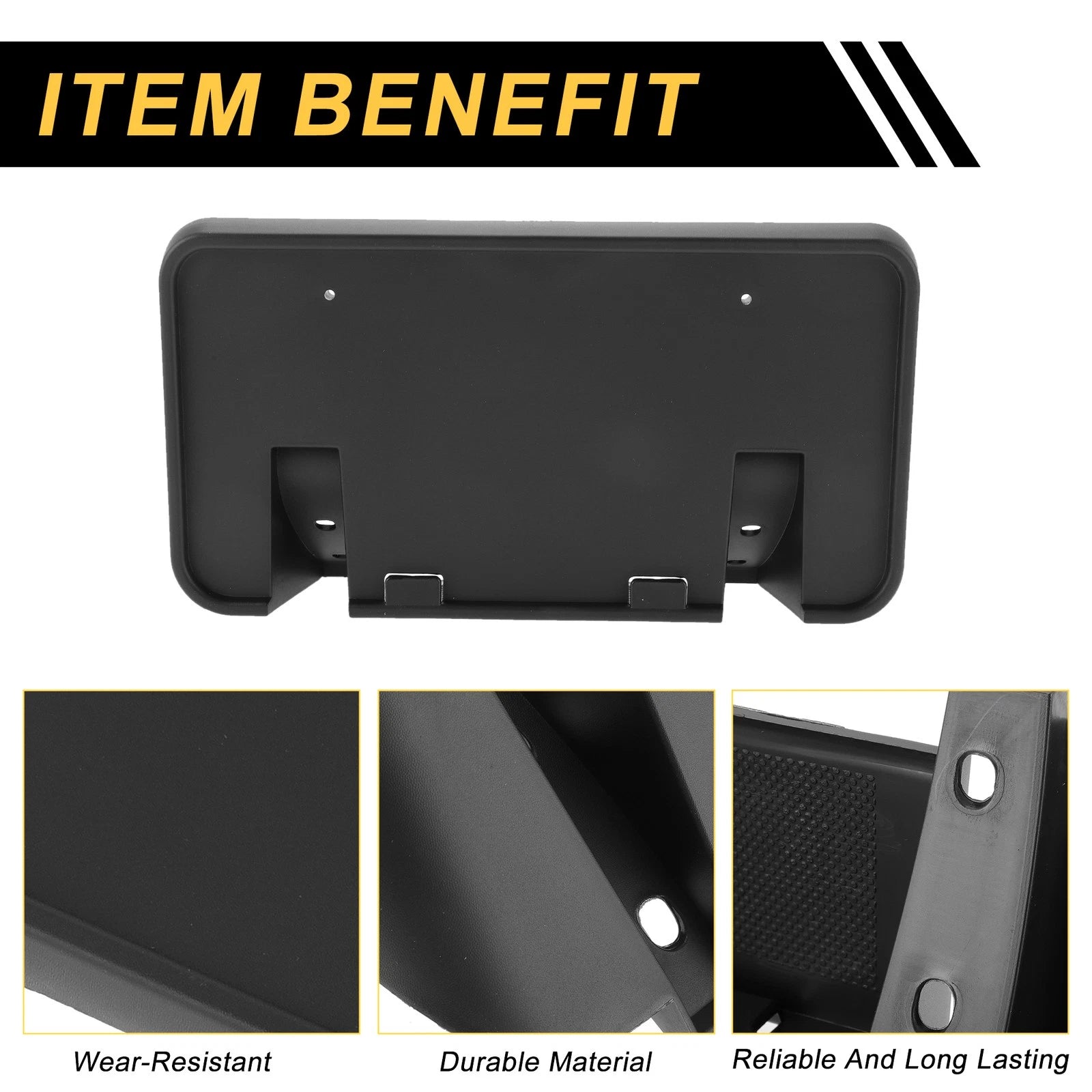 Set of 1 Front Bumper License Plate Bracket Holder for Ford F250 Super Duty (1999–2004)