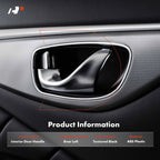 Rear Left Interior Door Handle for Ford Windstar (1999-2003) Texture Black