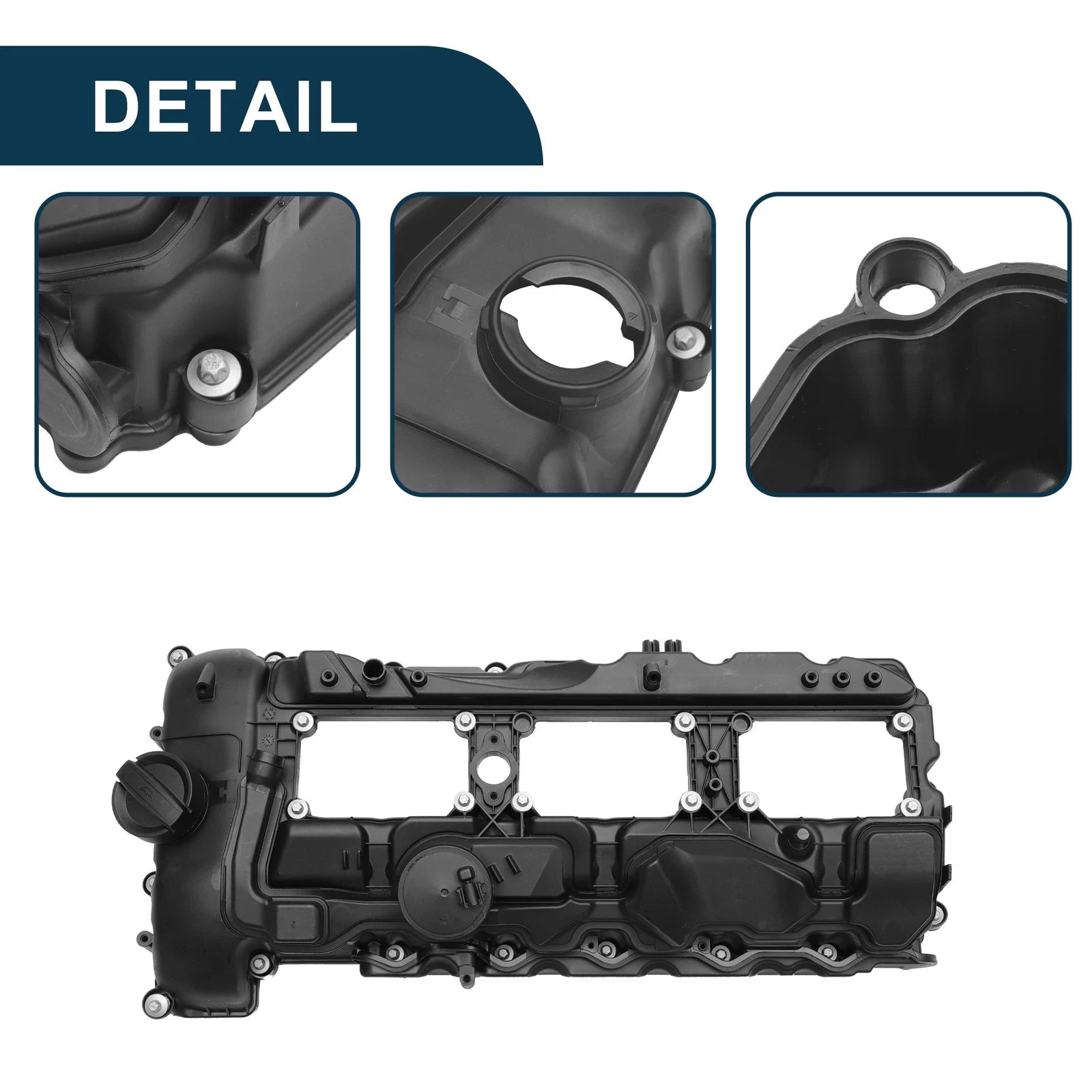 Front Engine Valve Cover with Gasket No. 11127570292 for BMW 135is (2013)