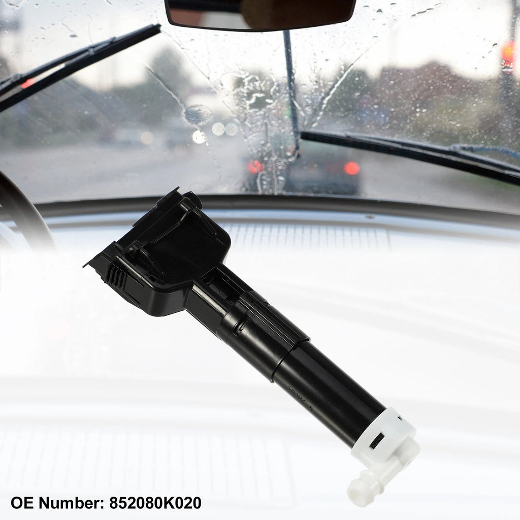Front Left Headlight Washer Nozzle No. 852080K020 for Toyota Hilux (2004–2015)