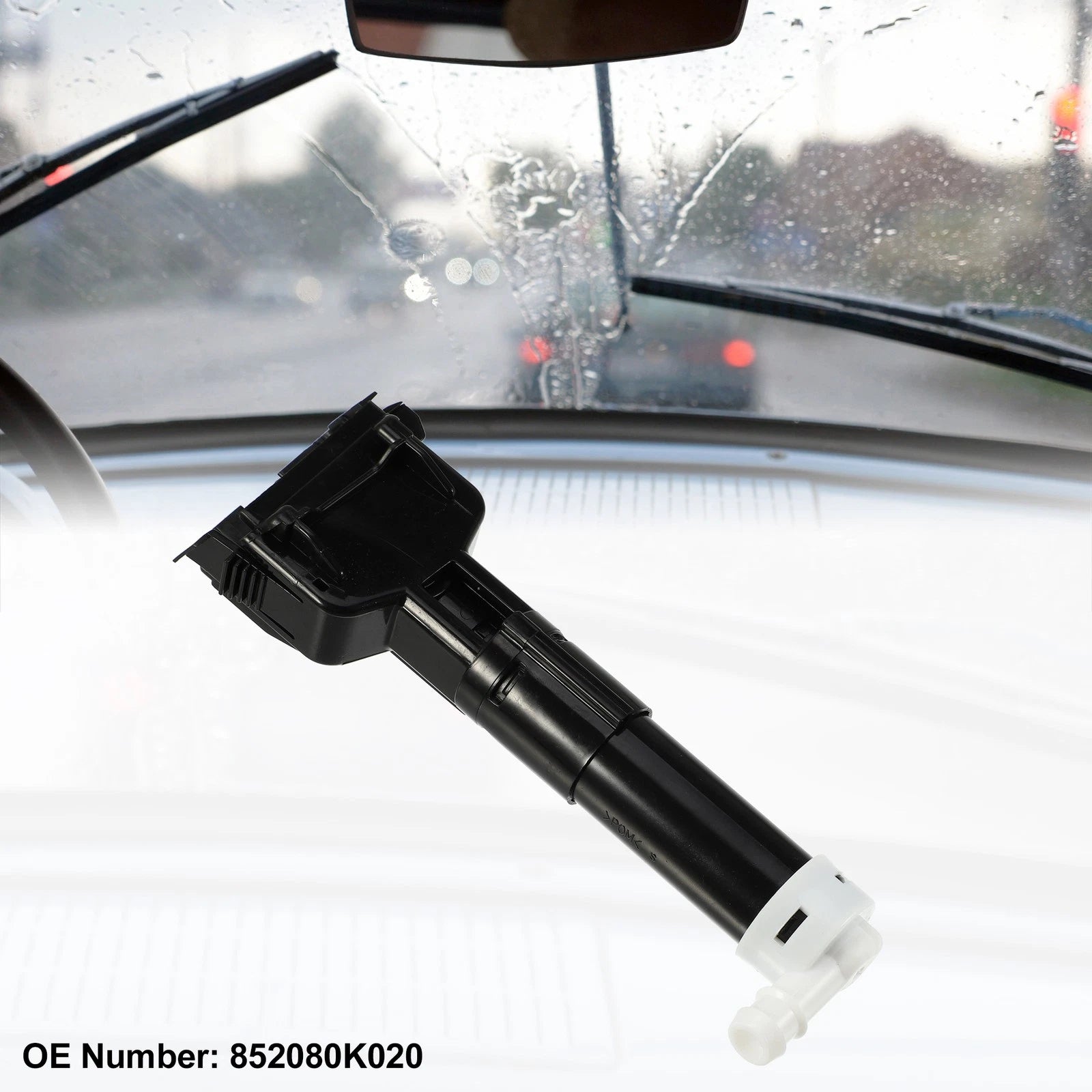 Front Left Headlight Washer Nozzle No. 852080K020 for Toyota Hilux (2004–2015)