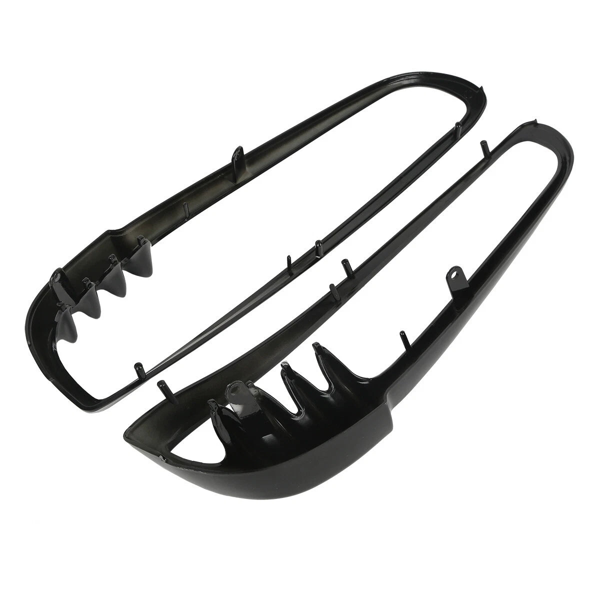 Black Radiator Trim Bezels for Harley V-Rod VRSCA VRSCB Night Rod (2001–2010)