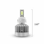Ice Blue COB LED Fog Light Bulb Kit for GMC Sierra Yukon (2014-2020)