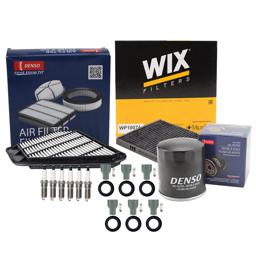 Tune Up Kit with NGK 6 Spark Plugs & Boots for Acadia Enclave Outlook (2007–2017)