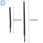 Window Belt Molding Seal Weatherstrips for Toyota Tundra (2007–2020)
