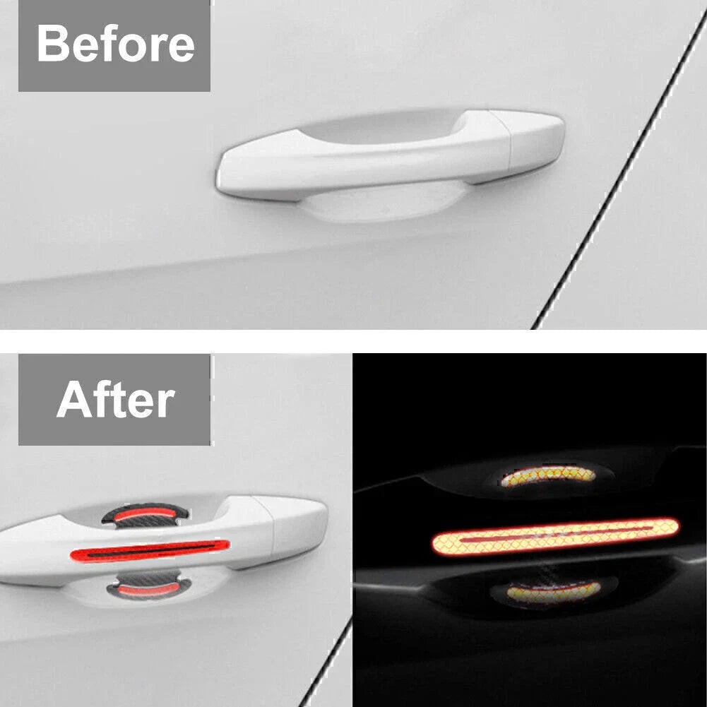 Universal Car Door Handle Reflective Stickers for Scratch Protection (All Years)