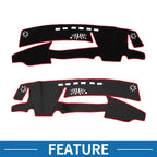 Dashboard Cover Mat for Lexus ES 300h 2021-2023 Sun Protector Pad Black Red