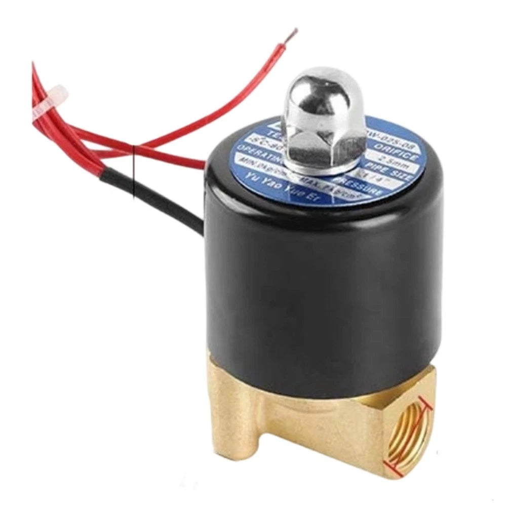 Brass Solenoid Valve 2-Way for Pneumatic Applications (30W Coil)