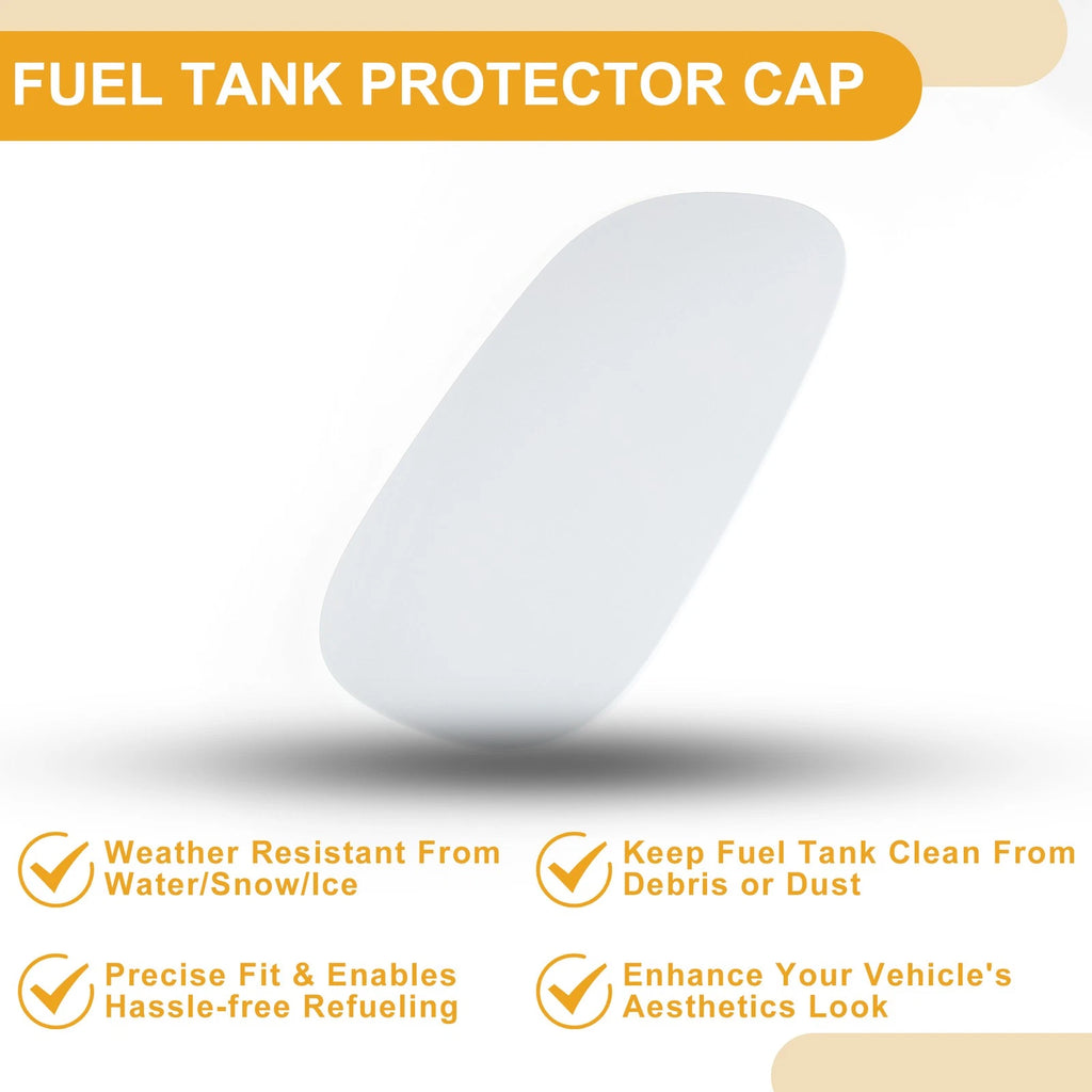 Fuel Tank Door Cap for Mercedes-Benz C253 (2016–2019) Fuel Filler Flap Cover White