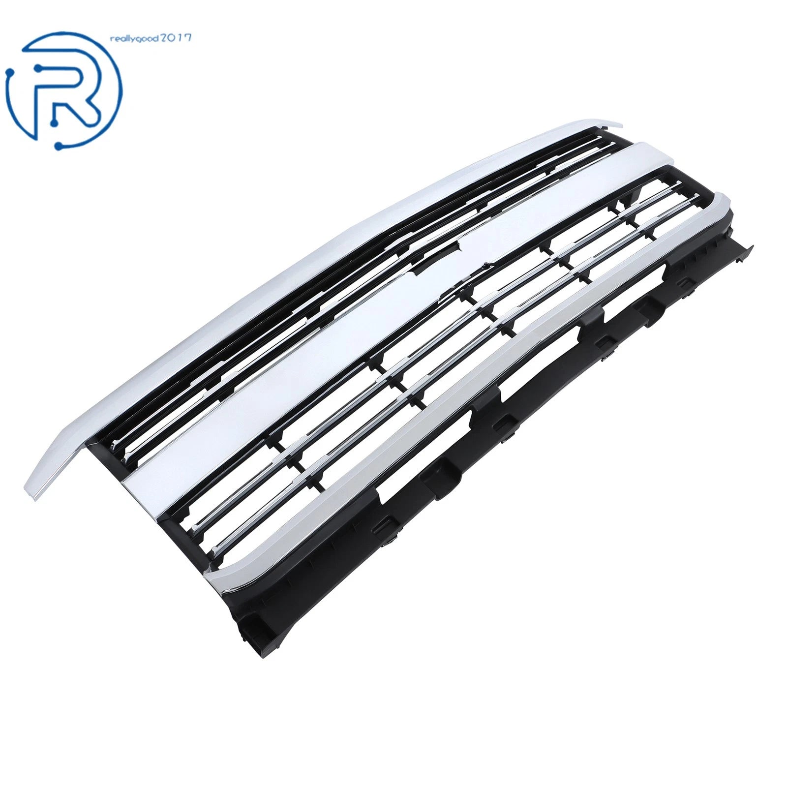 Chrome Front Grille Assembly for Chevy Silverado 2500HD 3500HD (2015-2019)