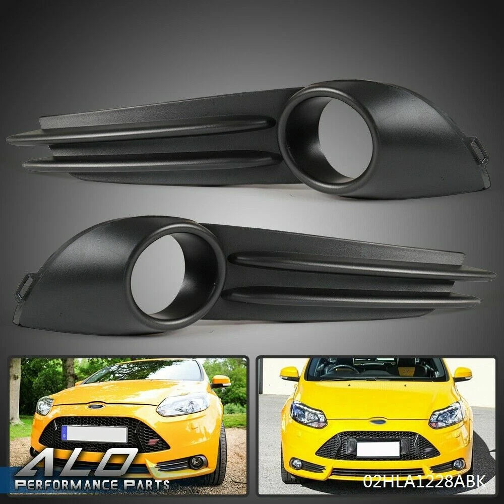 Set of 2 Front Fog Light Covers for Ford Focus ST (2013–2014)