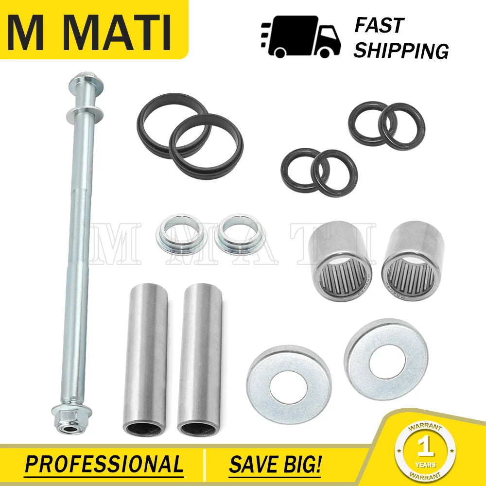 Swing Arm Bearing Seal Kit & Pivot Bolt for Honda TRX450R/TRX450ER (2004–2014)
