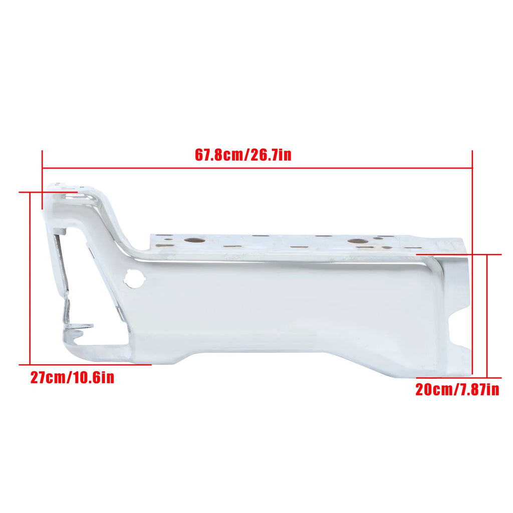 Rear Bumper End Caps with Sensor Hole for Ford F-250 F-350 F-450 (2023–2025)