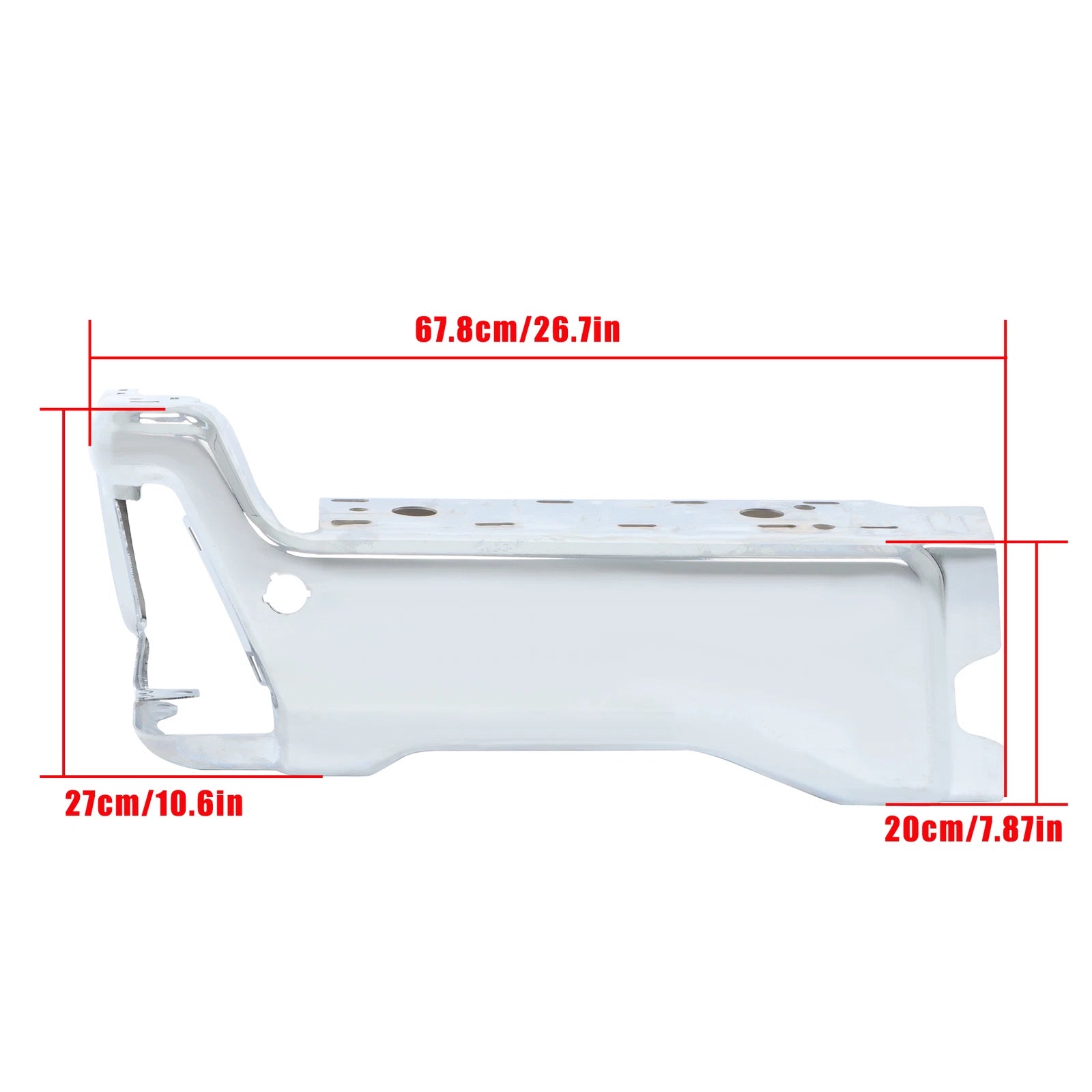 Rear Bumper End Caps with Sensor Hole for Ford F-250 F-350 F-450 (2023–2025)