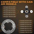Wheel Hub & Brake Rotor w/Studs for Can-Am Outlander (2014–2023)