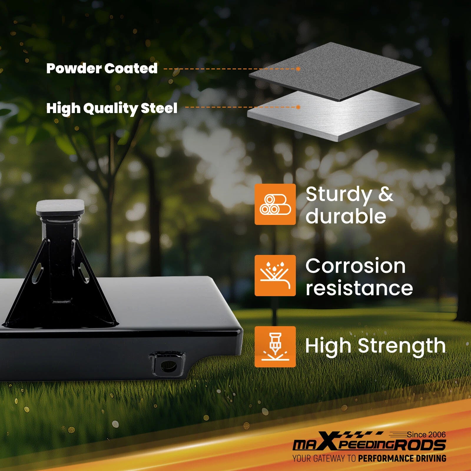Skid Steer Hitch Mount for Ramrod Finn Mini Loader (2" Quick Tach)