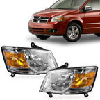 Pair Headlights for Dodge Grand Caravan (2008–2010)