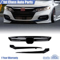 Glossy Black Sport Style Front Grille with Chrome Garnish for Honda Accord (2018–2020)
