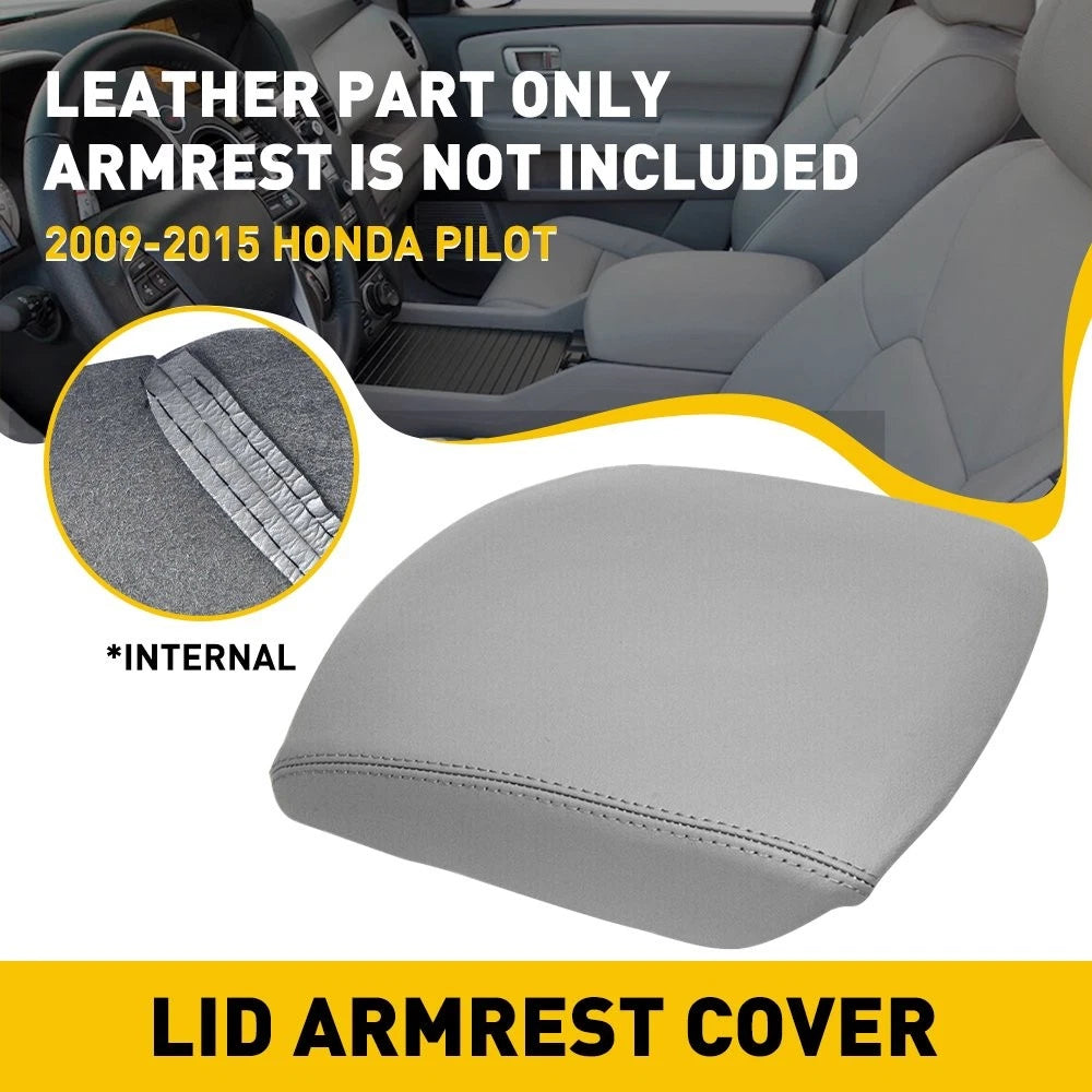 Armrest Lid Cover for Honda Pilot (2009–2015) Gray