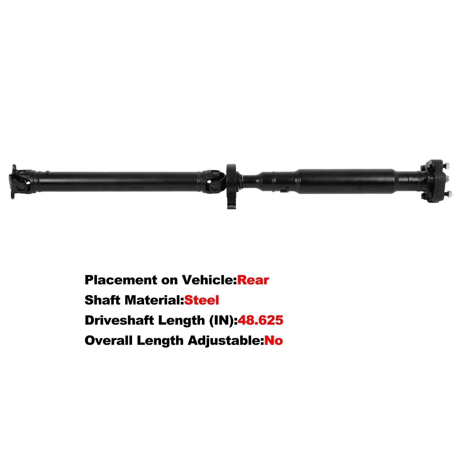 Rear Drive Shaft Assembly for BMW X3 3.0i E83 (2004–2006) 65-7046 26103402134