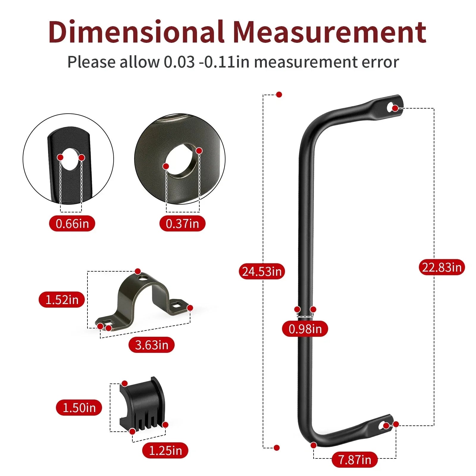 2 x Rear Stabilizer Bar Kit for Polaris Sportsman 850 XP (2009–2013)