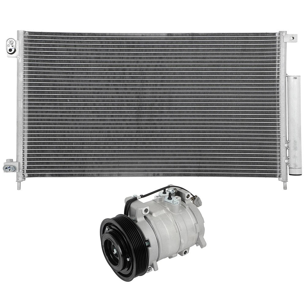 AC Condenser & Compressor Cooling Kit for Honda Accord (2003–2007)