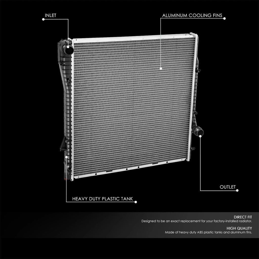 Aluminum Core Radiator DPI2593 for BMW X5 4.4L 4.6L 4.8L (2000–2006)
