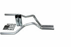 2.5" Dual Exhaust Kit for Ford F150 (2021–2025) No Muffler Slash Tips