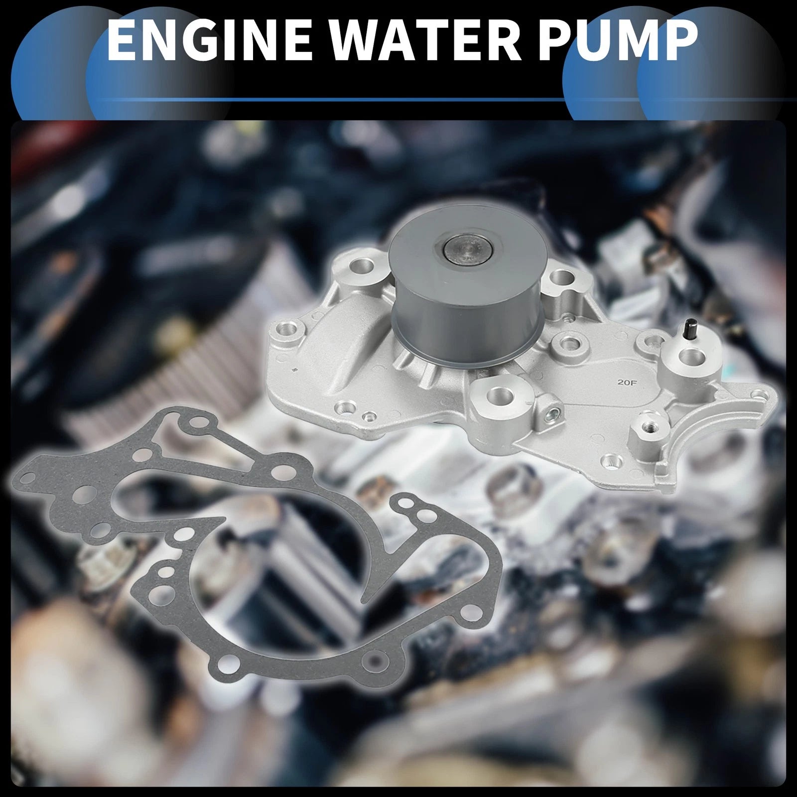 Water Pump with Gasket Kit for Hyundai Santa Fe (2001–2006) No. 251003E000