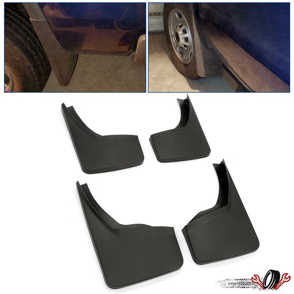 Mud Flaps Splash Guards for GMC Sierra 1500 2500 3500 HD (2014–2018)