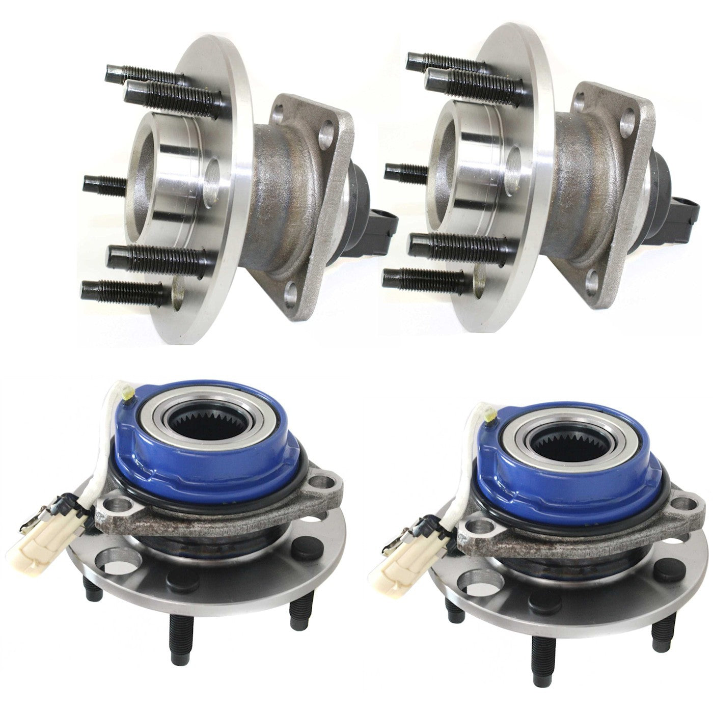Wheel Hubs for Cadillac DeVille (1994–1996) with Bearing & Sensor FWD