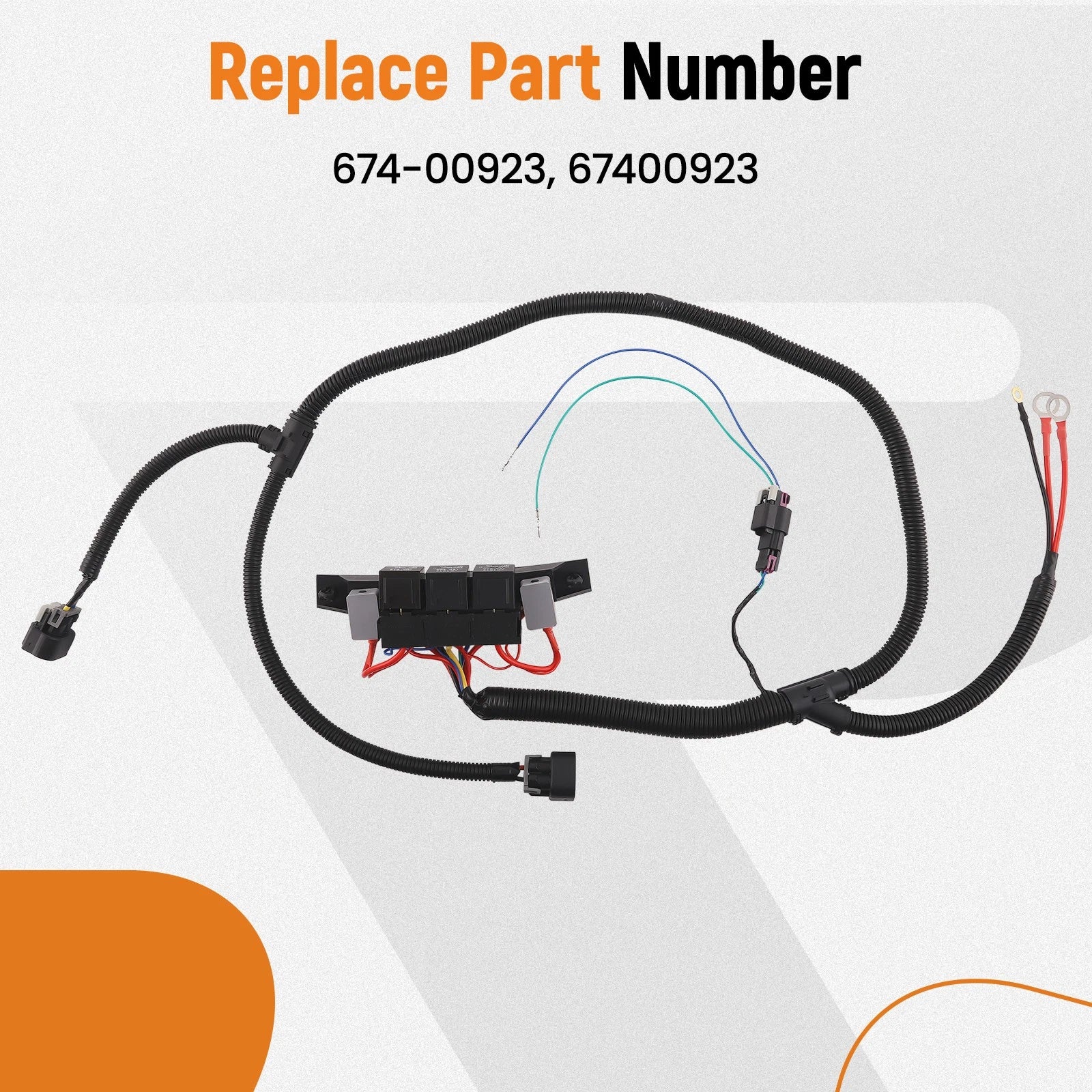 Dual Speed Electric Fan Control Wiring Harness Kit for Silverado 1500 (2007-2013)