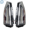 LED Tail Lights Assembly for Cadillac ATS (2013–2018) Clear Black Left+Right
