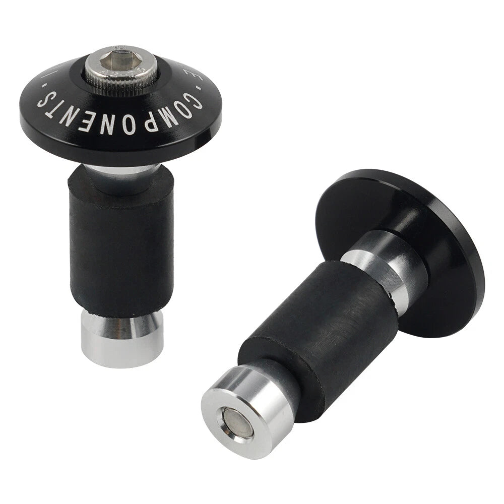 Pair CNC Aluminum Handlebar End Caps for Honda CRF250R XR650L CR500R CR80R (2000–2023)