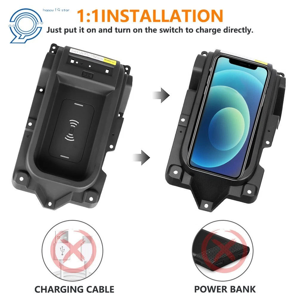 Center Console Wireless Charger Tray for Toyota Tundra (2014-2021)