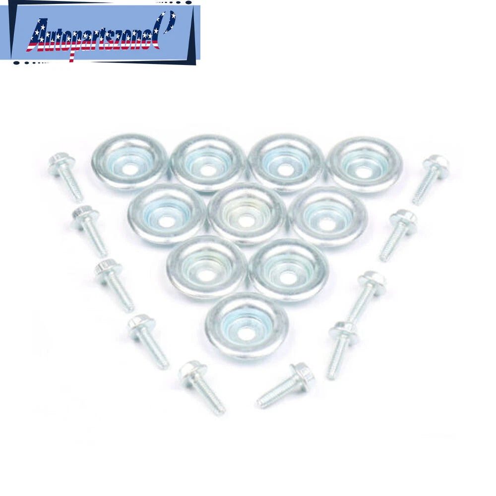 20 Pcs Skid Plate Washer Bolt for Polaris General Ranger RS1 RZR (All Years)