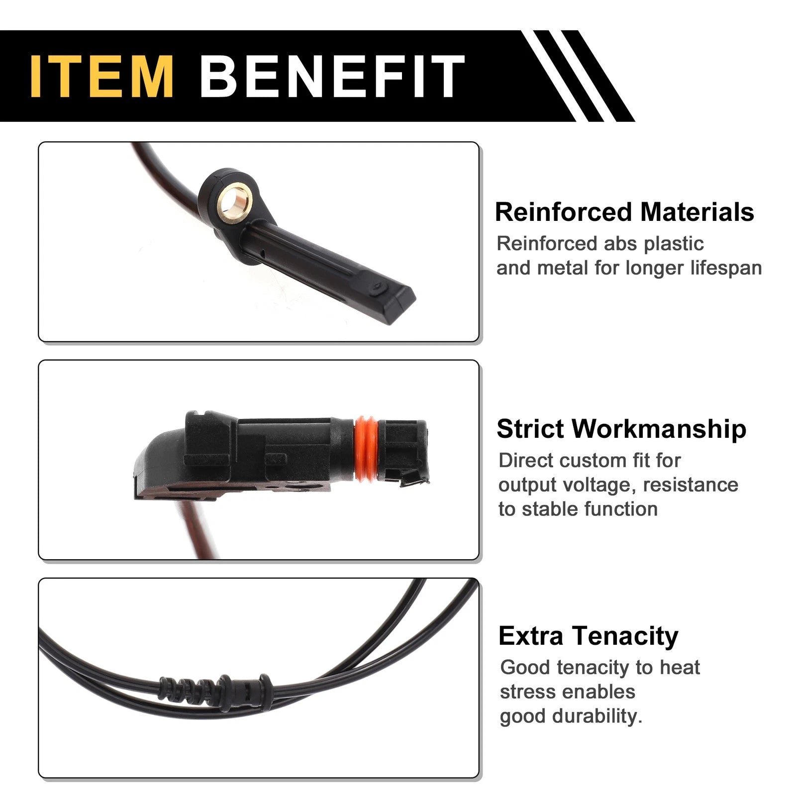 ABS Wheel Speed Sensor No. 1669052601 for Mercedes-Benz GLE63 (2016–2023)