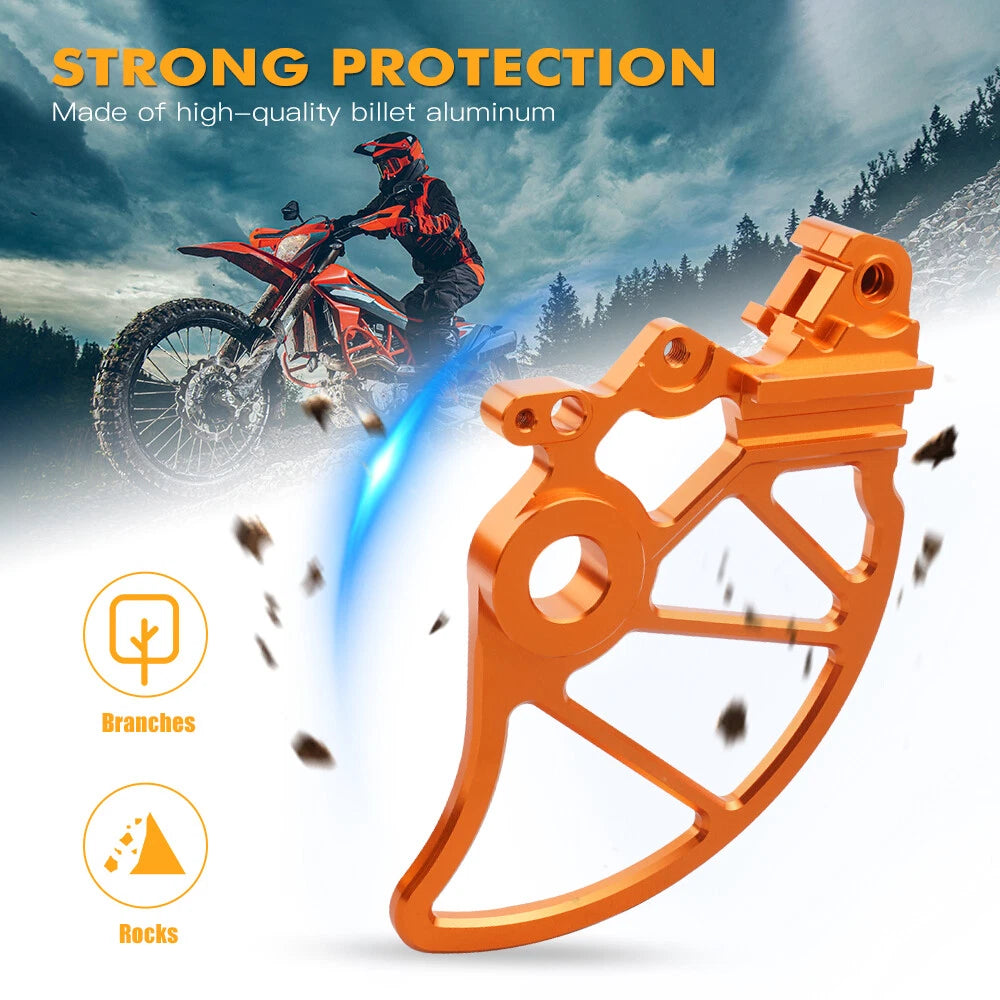 Anodized Rear Brake Disc Guard Bracket for KTM 690 Enduro R/SMC R (2008–2024)